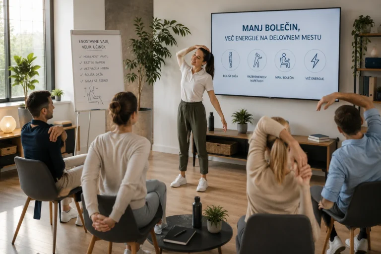 Manj bolečin, več energije na delovnem mestu